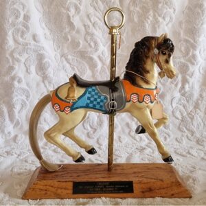 PJ's Checkers Carousel Horses