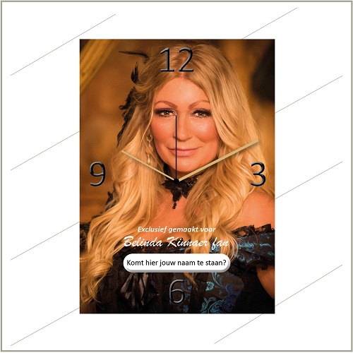 Exclusieve Belinda Kinnaer 'Personal Clock' met je eigen naam - exclusief voor jou gemaakt