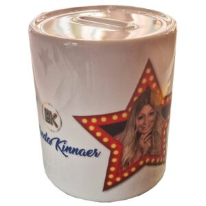 Spaarpot met afbeelding Belinda Kinnaer
